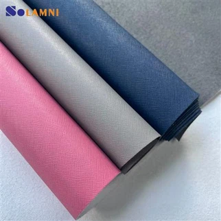 Da tổng hợp PU có hoa văn chéo bền cho túi